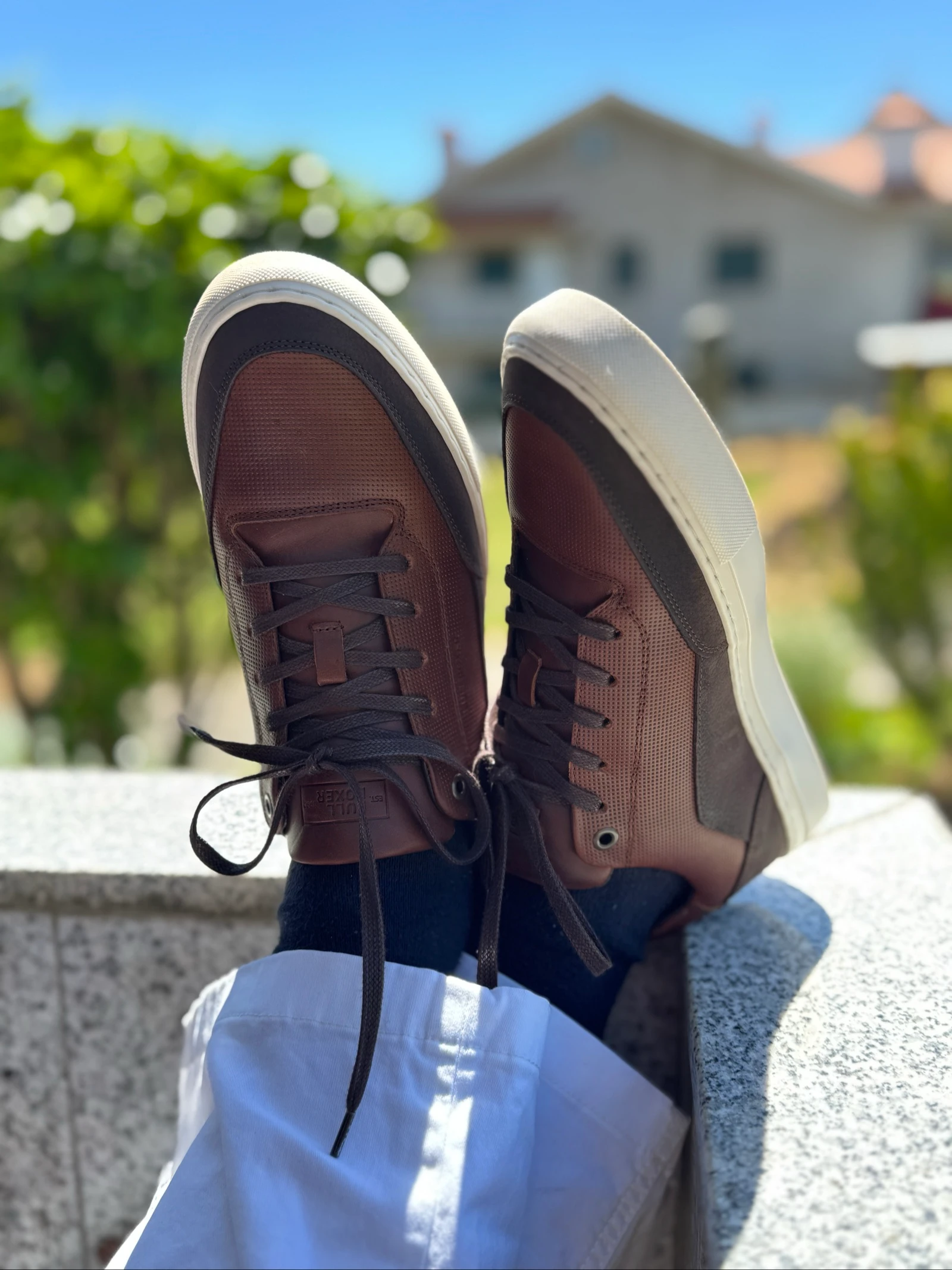 BullBoxer lederen sneakers – photo 9
